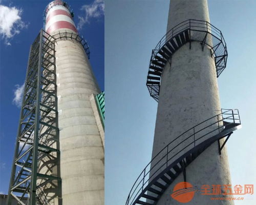 廣東煙囪安裝螺旋鋼梯公司 安全施工，專業(yè)爬梯服務(wù)